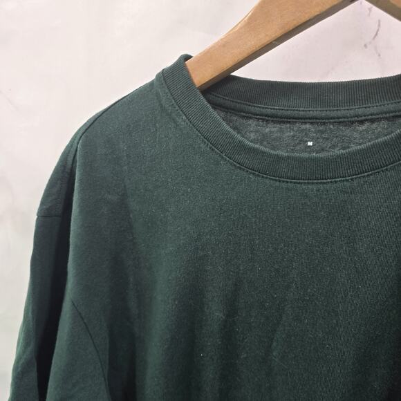 Everlane T Shirt Mens Medium Green Short Sleeve Crew Organic Cotton Premium - Picture 3 of 12